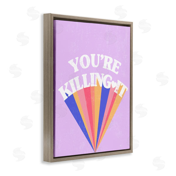 Stupell Industries Stupell Studio | You're Killing It Retro Pop Wall Art