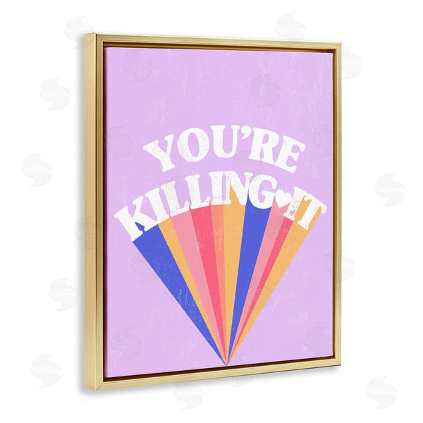 Stupell Industries Stupell Studio | You're Killing It Retro Pop Wall Art