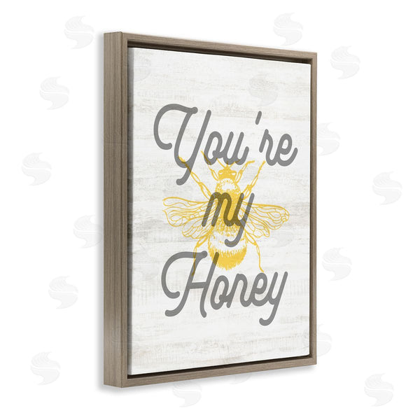 Stupell Industries Stupell Studio | You're My Honey Bee Phrase Wall Art