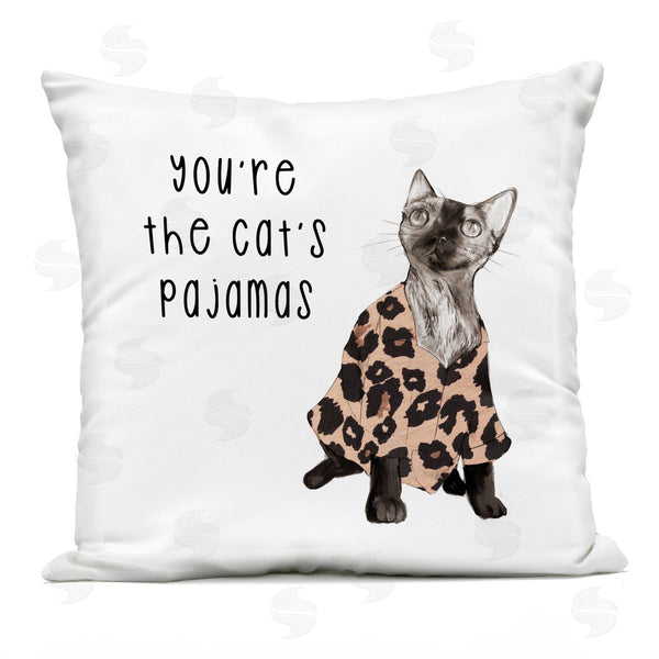 Stupell Industries Stupell Studio | You're The Cat's Pajamas Humor Printed Throw Pillow