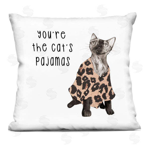 stupell industries Stupell Studio | You're The Cat's Pajamas Humor Printed Throw Pillow