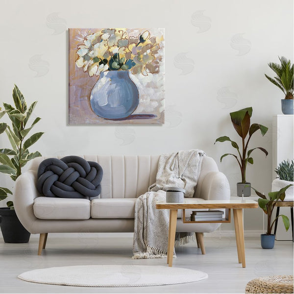 Stupell Industries Sue Riger | Layered Flower Arrangement Blossoms Bouquet Painting Wall Art