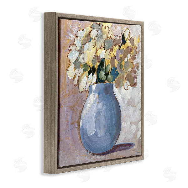 Stupell Industries Sue Riger | Layered Flower Arrangement Blossoms Bouquet Painting Wall Art