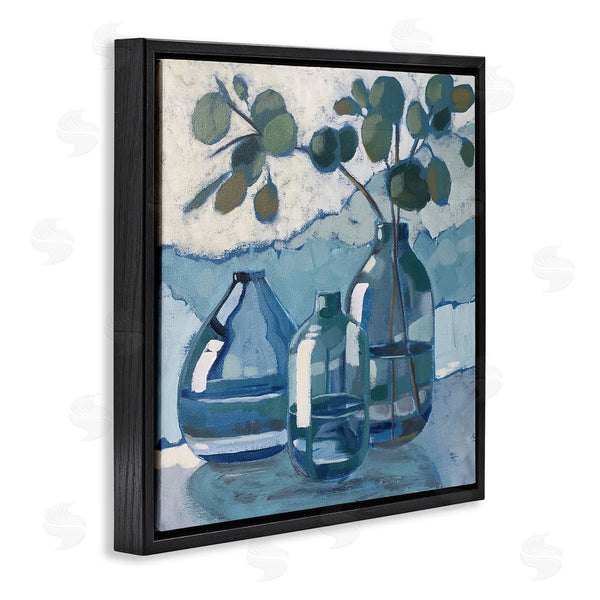 Stupell Industries Sue Riger | Soothing Eucalyptus Ikebana Vases