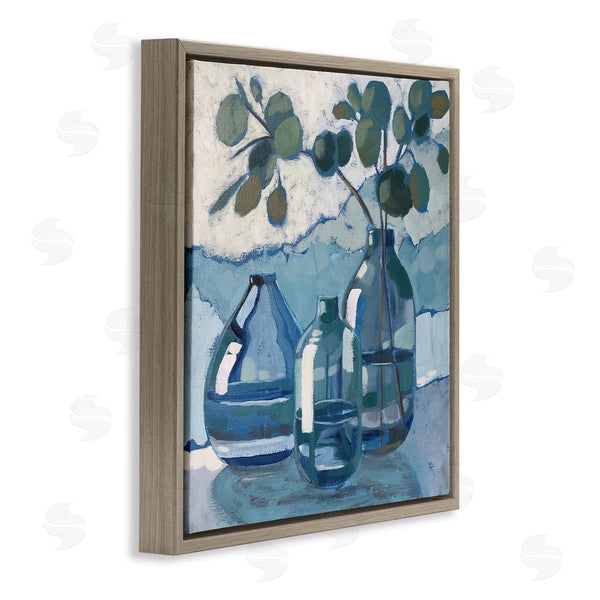 Stupell Industries Sue Riger | Soothing Eucalyptus Ikebana Vases