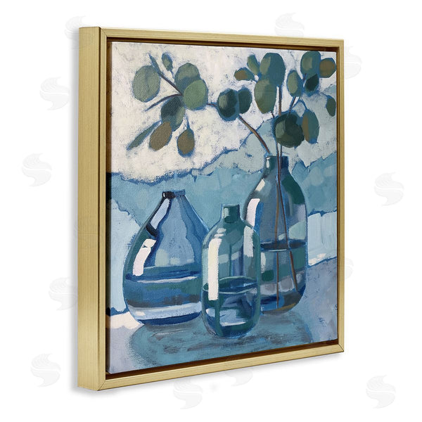 Stupell Industries Sue Riger | Soothing Eucalyptus Ikebana Vases