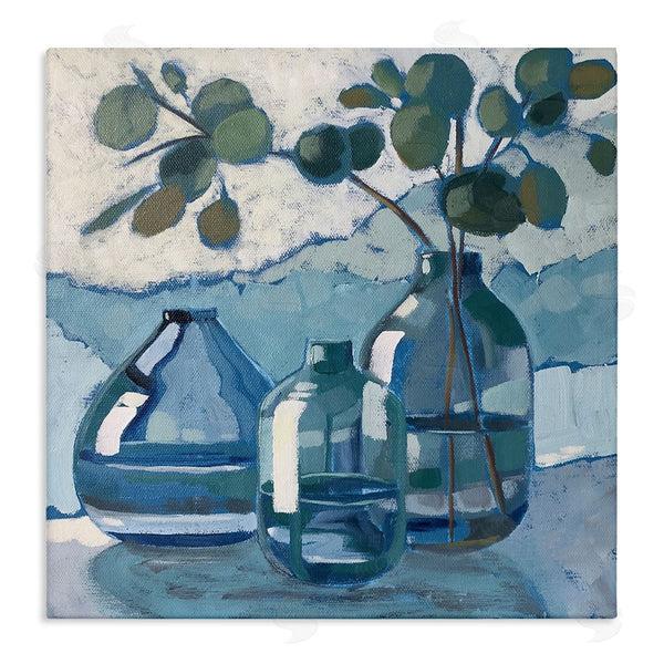 stupell industries Sue Riger | Soothing Eucalyptus Ikebana Vases