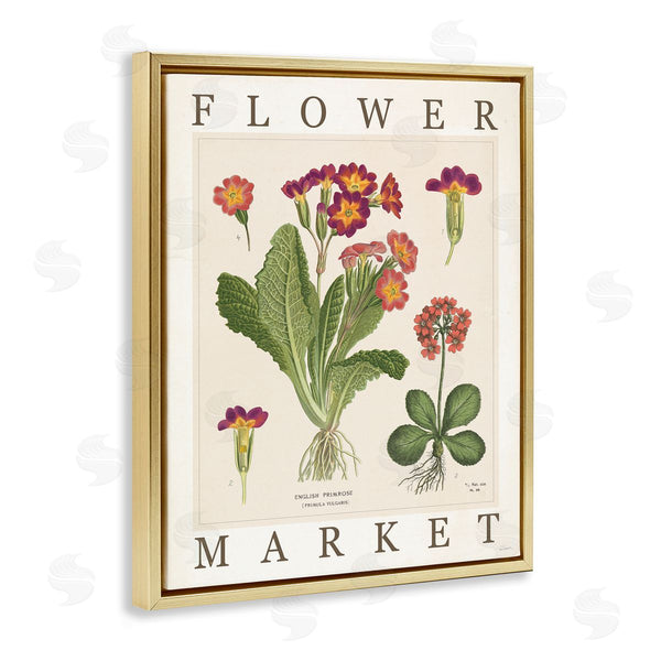 Stupell Industries Sue Schlabach | Flower Market With Red Blooms Wall Art