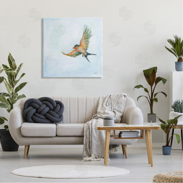 Stupell Industries Sue Schlabach | Flying Hummingbird Painting Wall Art