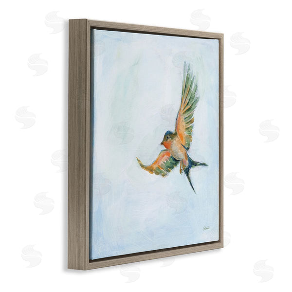 Stupell Industries Sue Schlabach | Flying Hummingbird Painting Wall Art