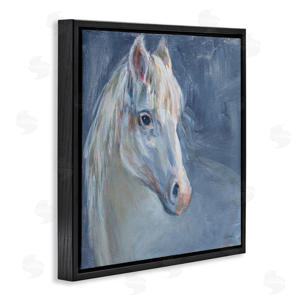 Stupell Industries Sue Schlabach | Gentle Gray Horse Painting Wall Art