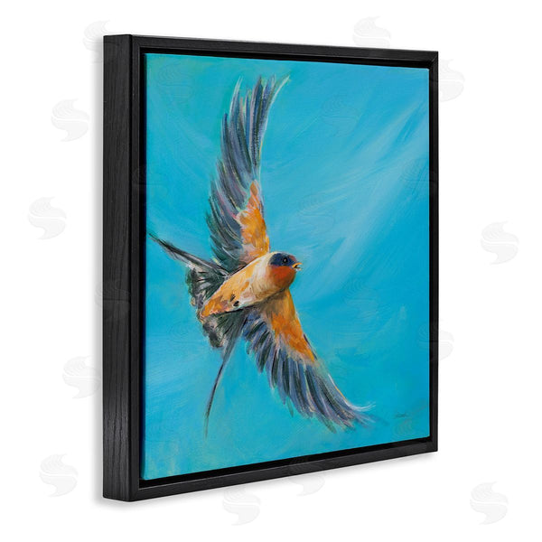 Stupell Industries Sue Schlabach | Soaring Bird On Blue Wall Art