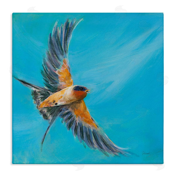 stupell industries Sue Schlabach | Soaring Bird on Blue Wall Art