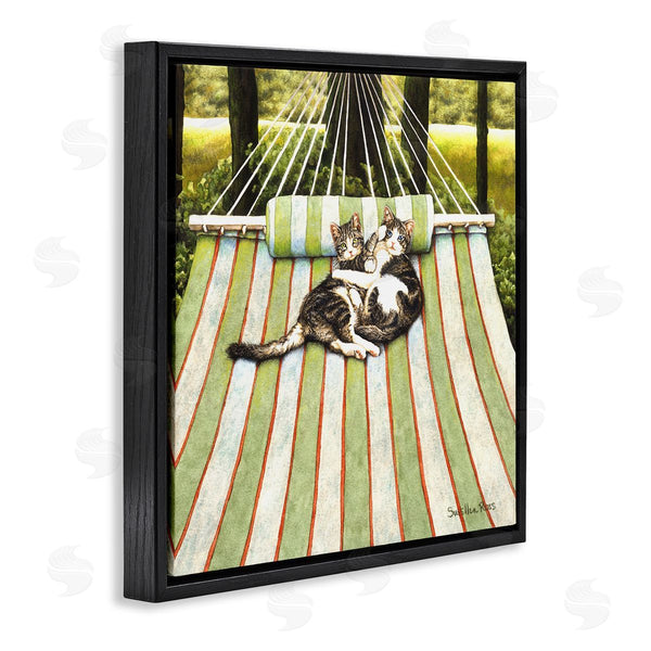 Stupell Industries Sueellen Ross | Playful Kittens On Hammock