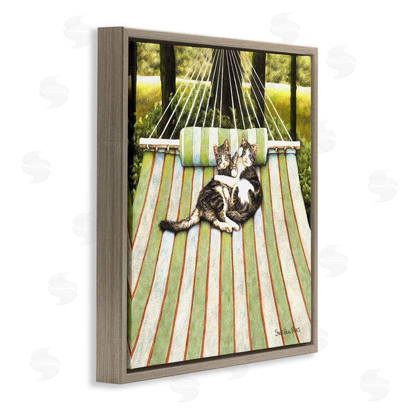 Stupell Industries Sueellen Ross | Playful Kittens On Hammock