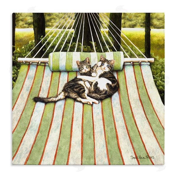 stupell industries Sueellen Ross | Playful Kittens on Hammock