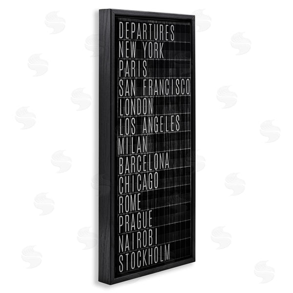Stupell Industries SunDance Group LLC | Airport Departures Major Cities Wall Art