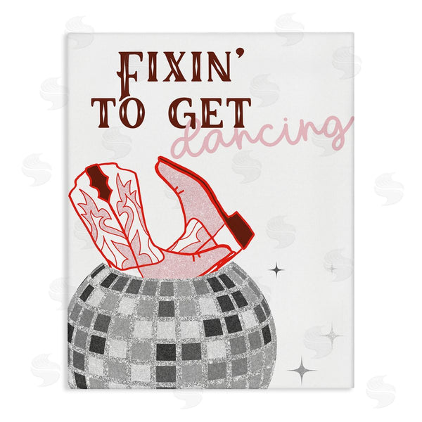 stupell industries SunDance Group LLC | Disco Cowgirl Dance Phrase Wall Art