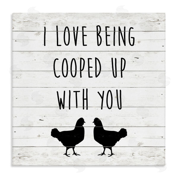 stupell industries SunDance Group LLC | Love Being Cooped Up With You Romantic Phrase Wall Art