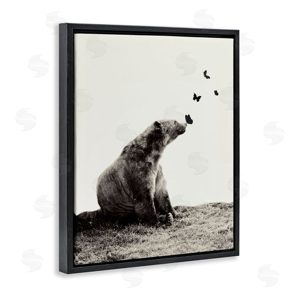 Stupell Industries SUNDANCE GROUP LLC | Serene Bear With Butterflies Wall Art
