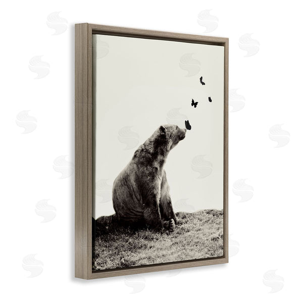 Stupell Industries SUNDANCE GROUP LLC | Serene Bear With Butterflies Wall Art