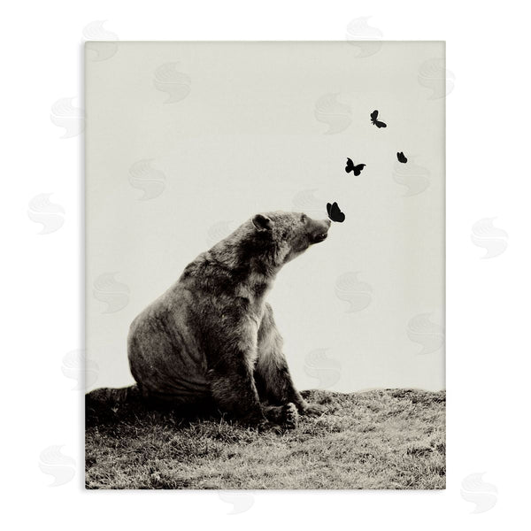 stupell industries SUNDANCE GROUP LLC | Serene Bear with Butterflies Wall Art