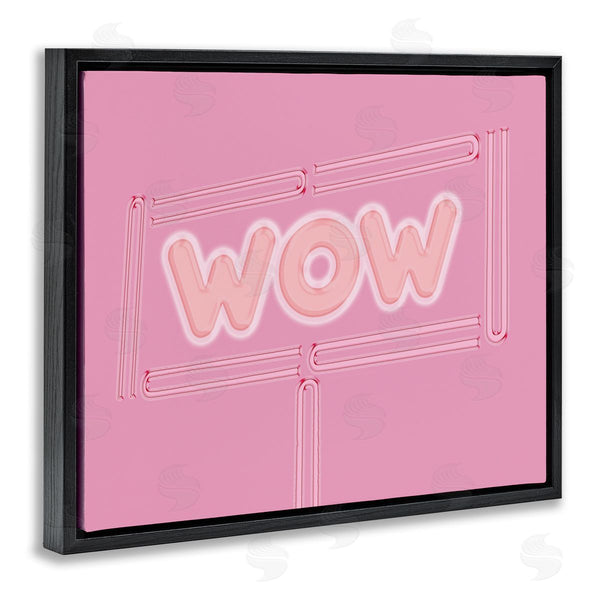 Stupell Industries SunDance Group LLC | Wow Neon Lights Style Wall Art