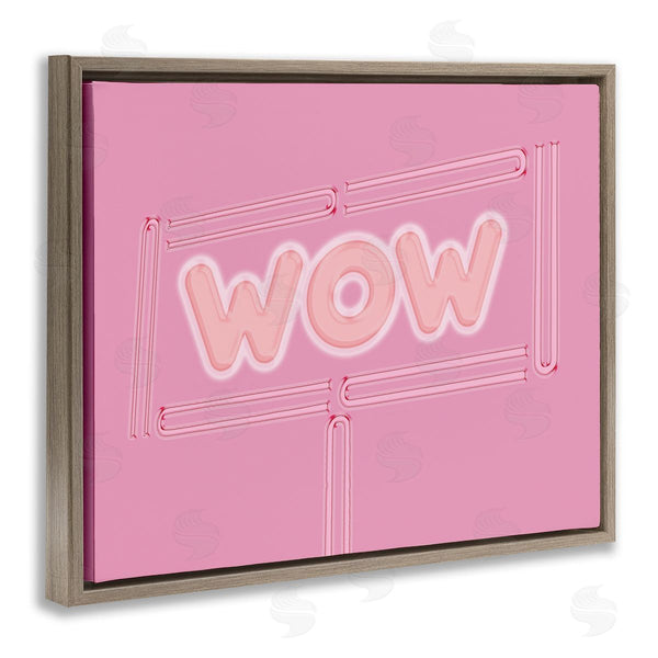 Stupell Industries SunDance Group LLC | Wow Neon Lights Style Wall Art
