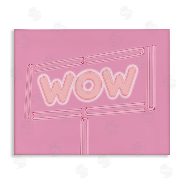 stupell industries SunDance Group LLC | Wow Neon Lights Style Wall Art