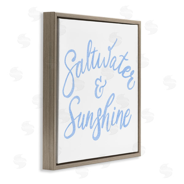 Stupell Industries SunDance Group | Minimal Saltwater & Sunshine Wall Art