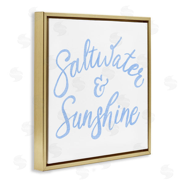 Stupell Industries SunDance Group | Minimal Saltwater & Sunshine Wall Art