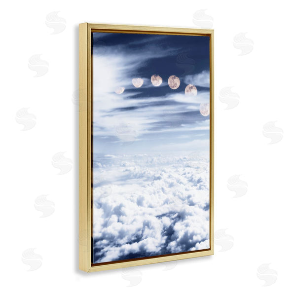 Stupell Industries Sundance Group | Moon Phases Over Clouds