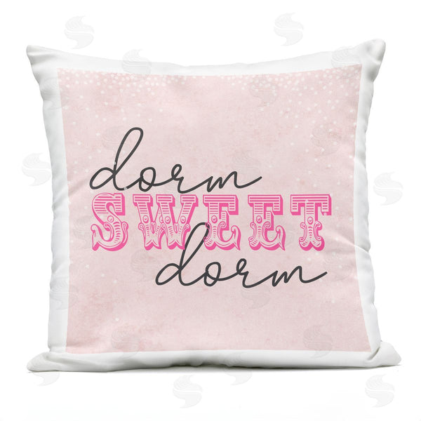 Stupell Industries Sundance Group | Sweet Dorm Pink College Home Fancy Typography Printed Throw Pillow