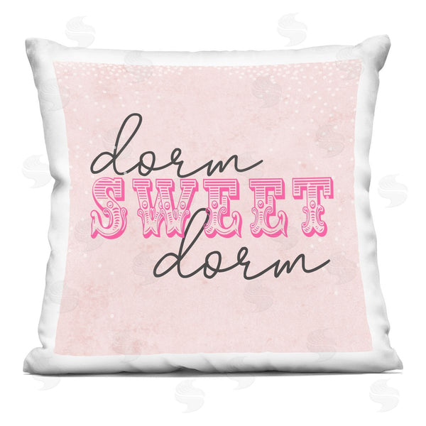 stupell industries Sundance Group | Sweet Dorm Pink College Home Fancy Typography Printed Throw Pillow