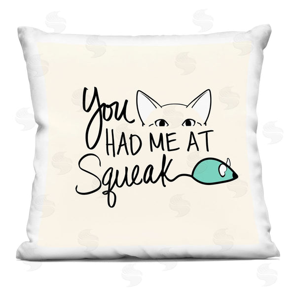stupell industries SunDance Group | You Had Me At Squeak Pet Humor Printed Throw Pillow