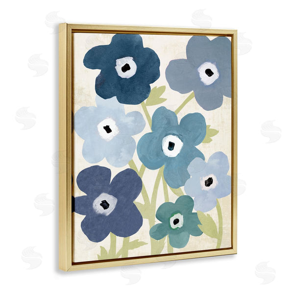 Stupell Industries Susan Arnot | Bright Blue Garden Buds