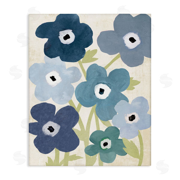 stupell industries Susan Arnot | Bright Blue Garden Buds