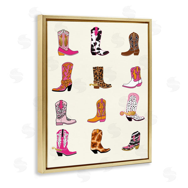 Stupell Industries Susan Arnot | Bright Cowboy Boots & Spurs