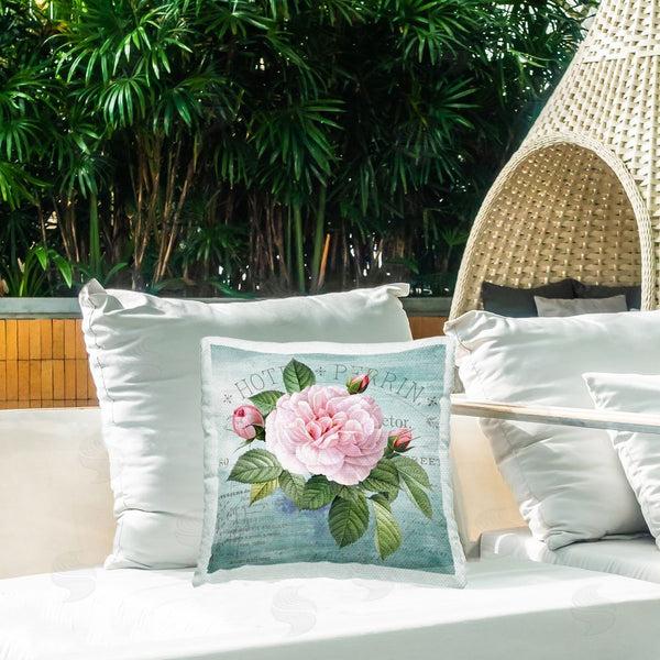 Stupell Industries Susan Arnot | Bright & Rustic Tropical Bloom Printed Throw Pillow