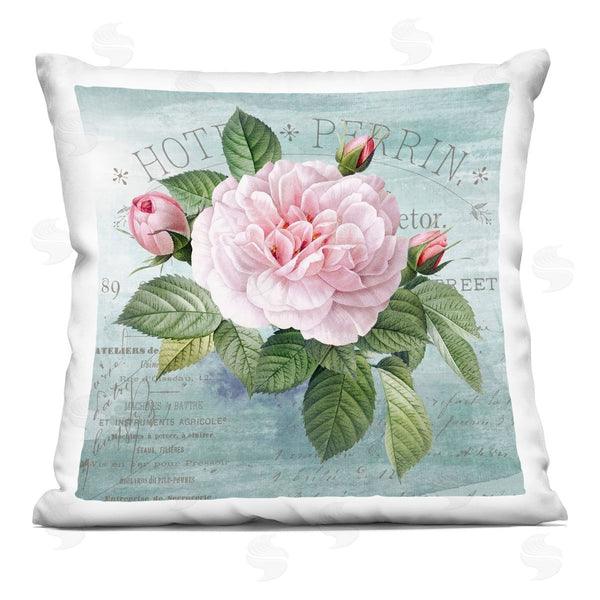 stupell industries Susan Arnot | Bright & Rustic Tropical Bloom Printed Throw Pillow