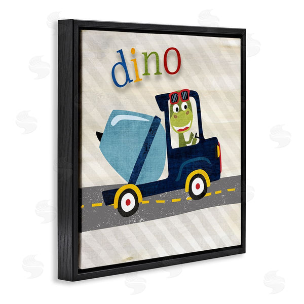Stupell Industries Susan Arnot | Dino In Construction Truck