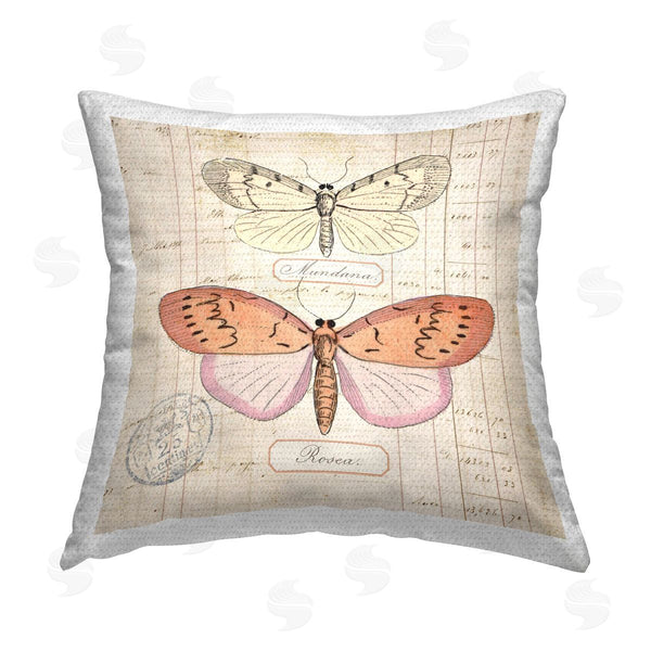 Stupell Industries Susan Arnot | Drawn Butterfly Studies Printed Throw Pillow