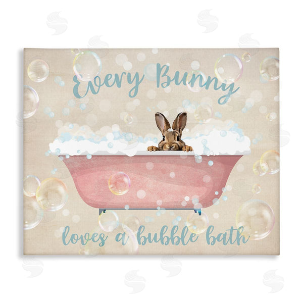 stupell industries Susan Arnot | Every Bunny Loves Baths