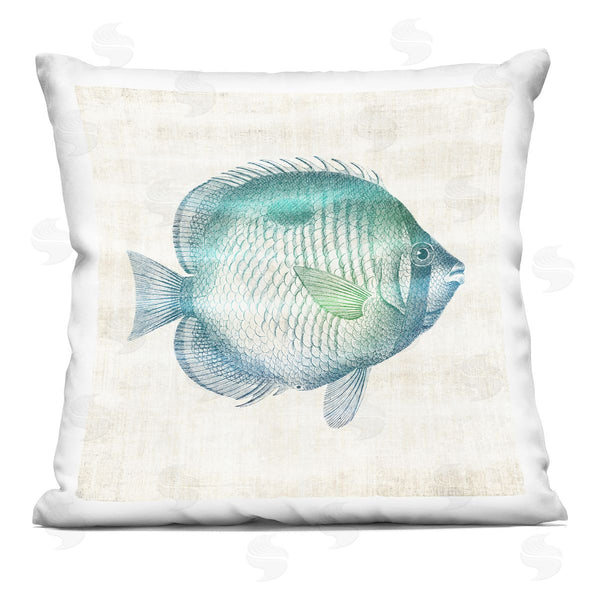 stupell industries Susan Arnot | Fish Impression Sea Life Printed Throw Pillow