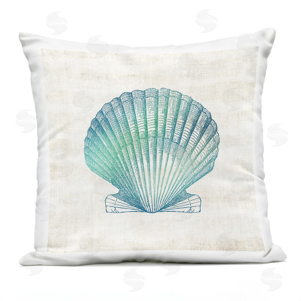 Stupell Industries Susan Arnot | Gradient Clam Seashell Printed Throw Pillow