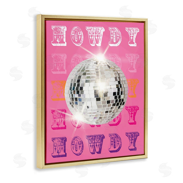 Stupell Industries Susan Arnot | Howdy Retro Disco Ball