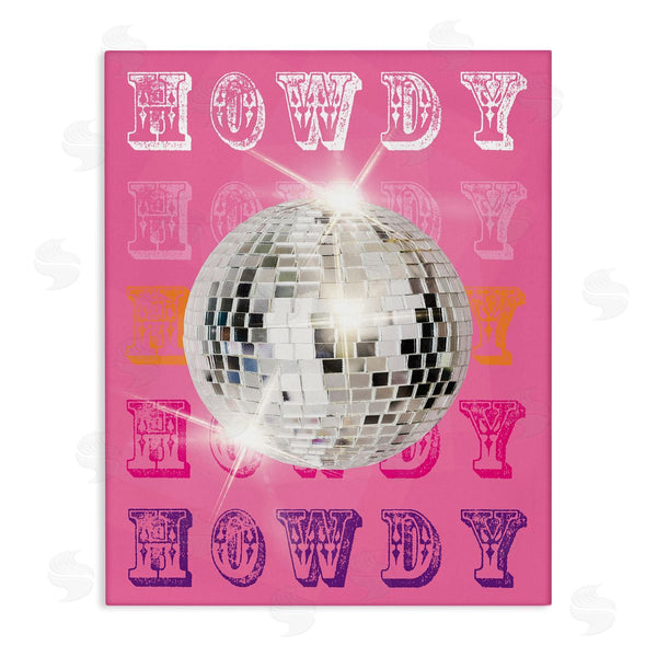 stupell industries Susan Arnot | Howdy Retro Disco Ball