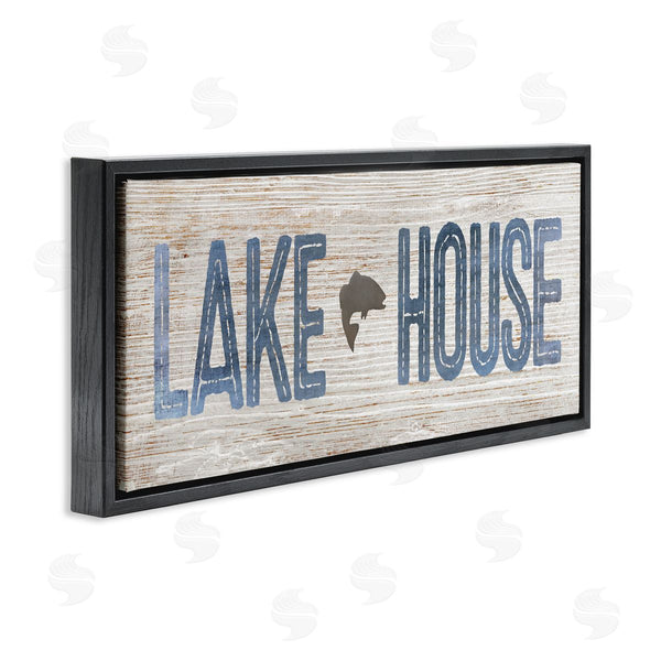Stupell Industries Susan Arnot | Lake House With Fish Motif