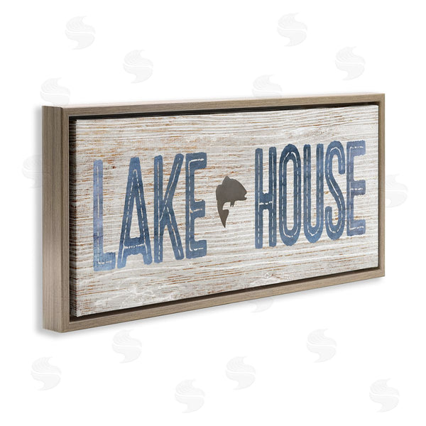 Stupell Industries Susan Arnot | Lake House With Fish Motif