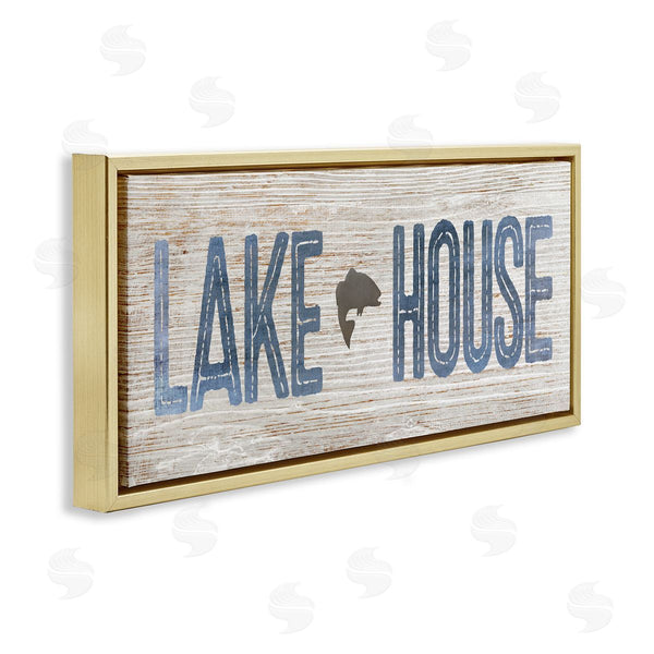 Stupell Industries Susan Arnot | Lake House With Fish Motif